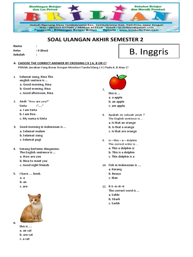 Bocoran Soal PLBJ Kelas 3 Semester 1 Terbaru 2026 yang Sering Keluar Saat Ujian Sekolah Bocoran Soal PLBJ Kelas 3 Semester 1 Terbaru 2026 yang Sering Keluar Saat Ujian Sekolah