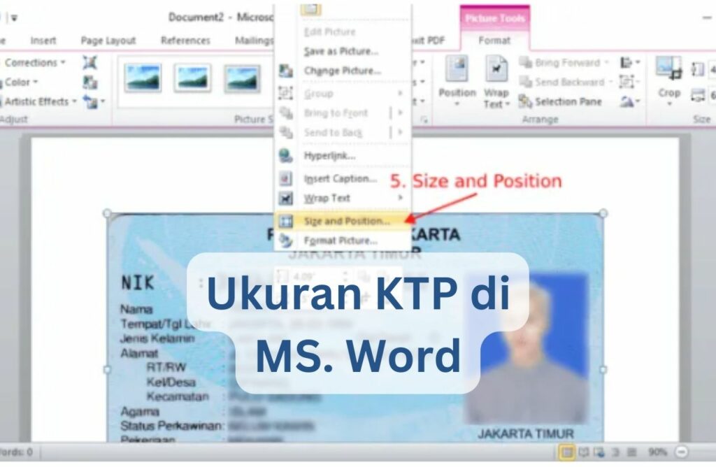 Ukuran Ktp Di Word Panduan Membuat Dan Tips Mencetaknya My XXX Hot Girl