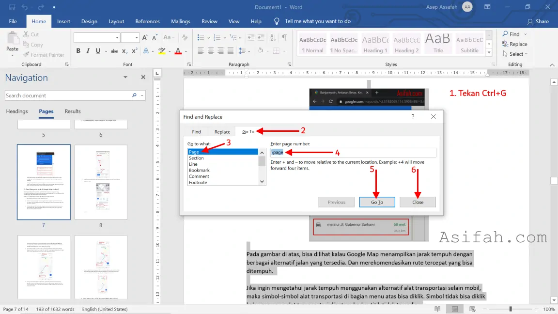 cara hapus komen di word