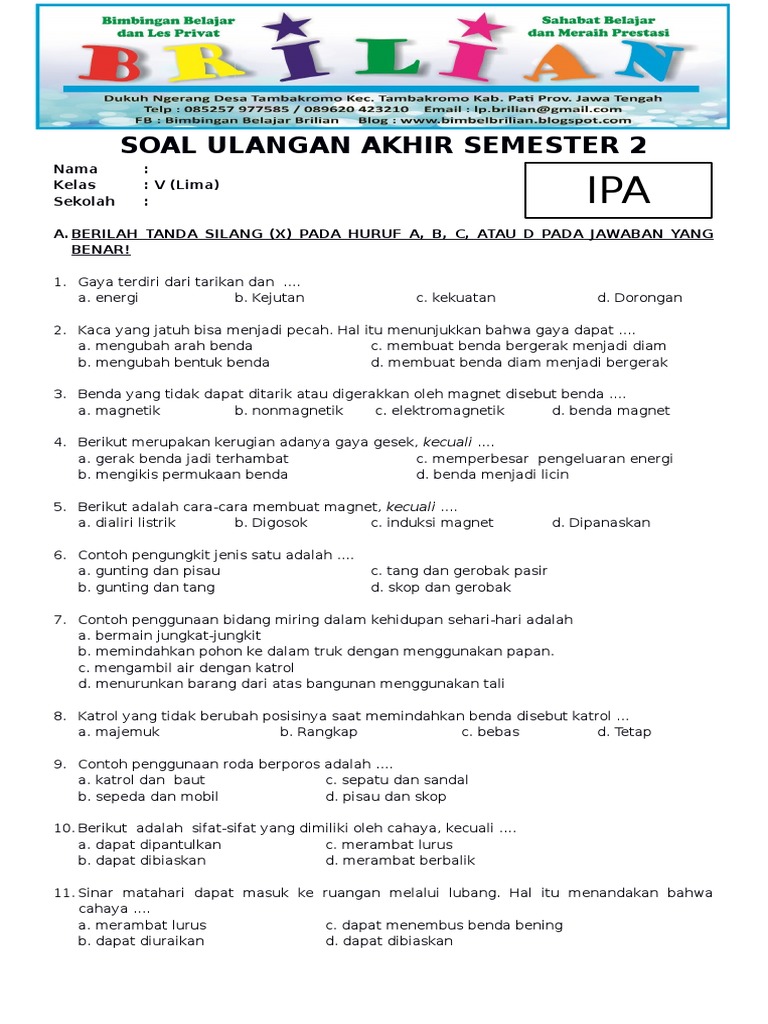 Materi Kelas 2 Sd Semester 1 Dalchaebi