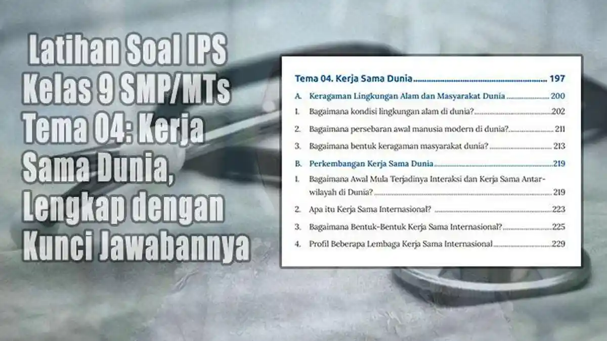 Rahasia Lulus OSN IPS: 5 Soal Kelas 9 Bab 4 dan Jawabannya yang Wajib Dikuasai 2026