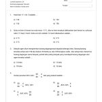 ujian sekolah matematika kelas 6