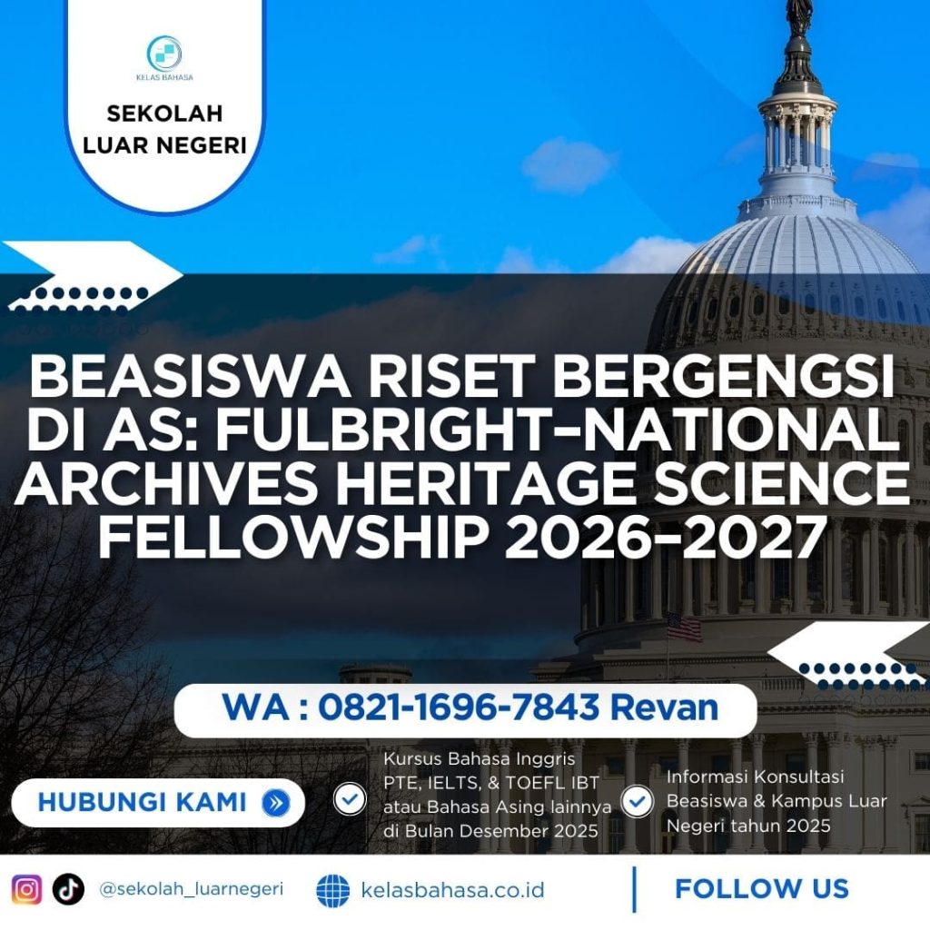 Fulbright-NARA Heritage Science Fellowship 2026-2027 Fulbright-NARA Heritage Science Fellowship 2026-2027