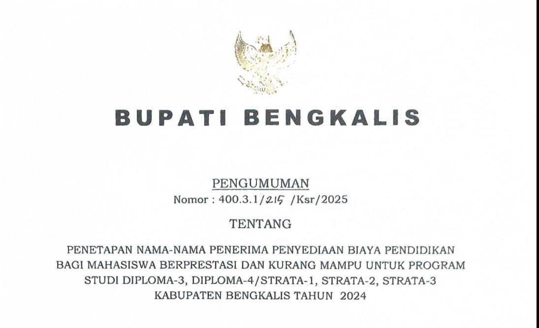5 Fakta Mengejutkan Beasiswa Bengkalis 2024 yang Wajib Kamu Tahu Sebelum Mendaftar 5 Fakta Mengejutkan Beasiswa Bengkalis 2024 yang Wajib Kamu Tahu Sebelum Mendaftar