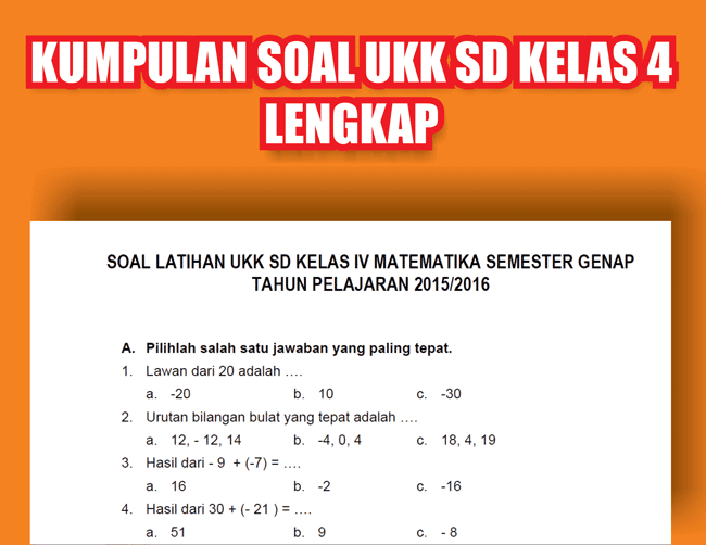 7 Cara Latihan Soal Ulangan Min Kelas 4 Semester Genap Agar Anak Tembus Nilai 100 7 Cara Latihan Soal Ulangan Min Kelas 4 Semester Genap Agar Anak Tembus Nilai 100