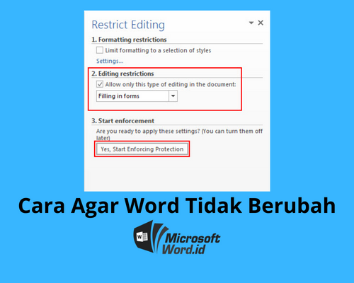 kenapa word yang dibuka berubah menjadi baca saja