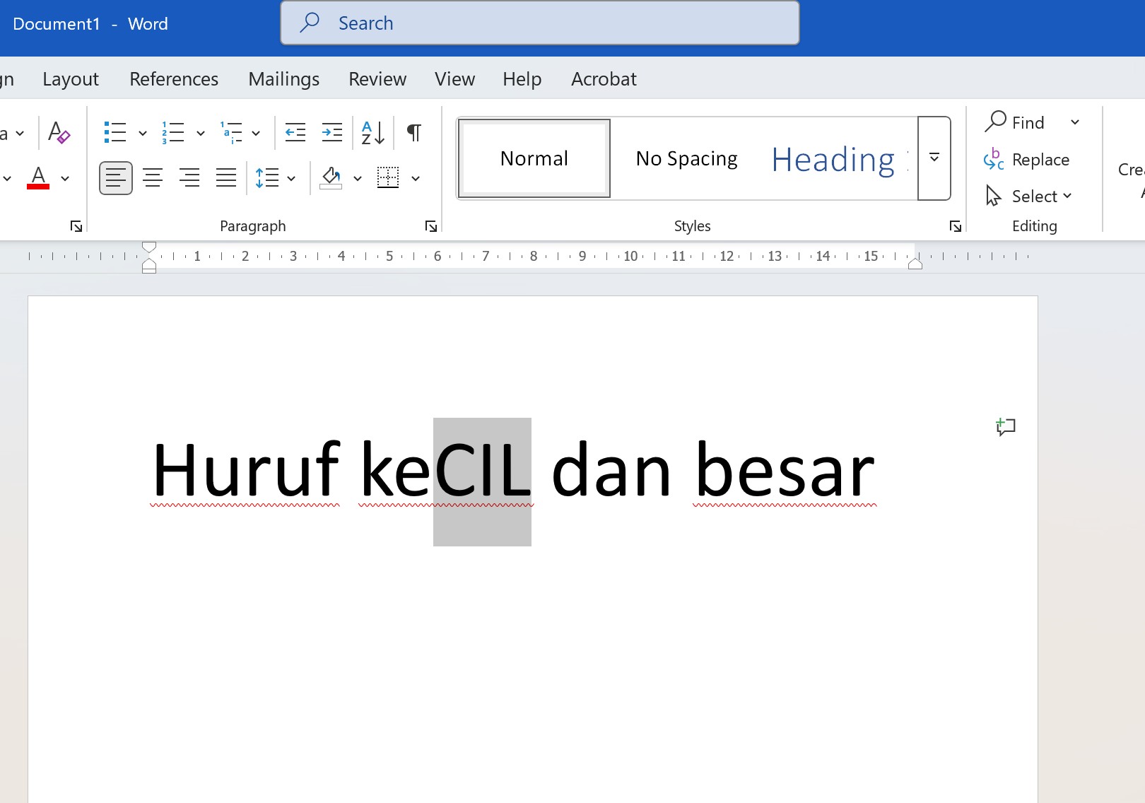 Cara Cepat Mengganti Huruf Besar atau Huruf Kecil pada Teks Ms Word Cara Cepat Mengganti Huruf Besar atau Huruf Kecil pada Teks Ms Word