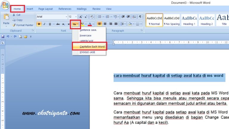 7 Rahasia cara mengubah teks menjadi kapital word yang Jarang Diketahui Sebelum Terlambat