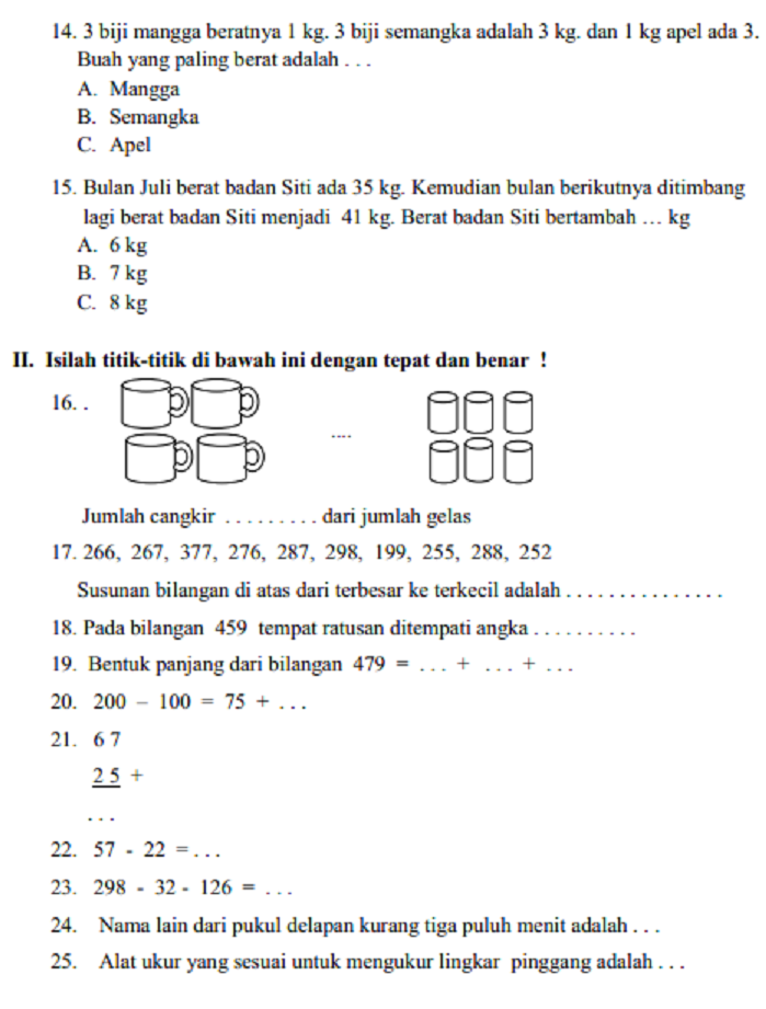 Ternyata Ini Kunci Sukses Menjawab soal tema 3 subtema 4 kelas 2 dengan Cepat