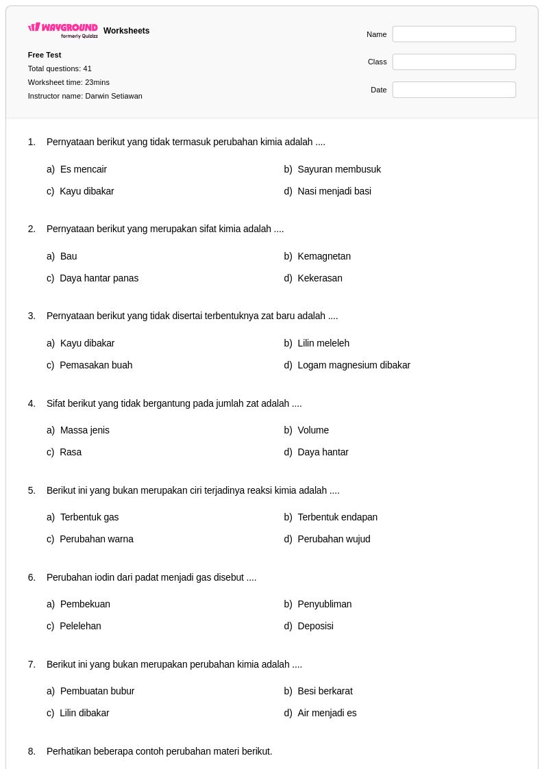 Rahasia Skor Tinggi Lewat Latihan Soal Kimia Kelas 2 Semester 2 K13 Terbaru Rahasia Skor Tinggi Lewat Latihan Soal Kimia Kelas 2 Semester 2 K13 Terbaru