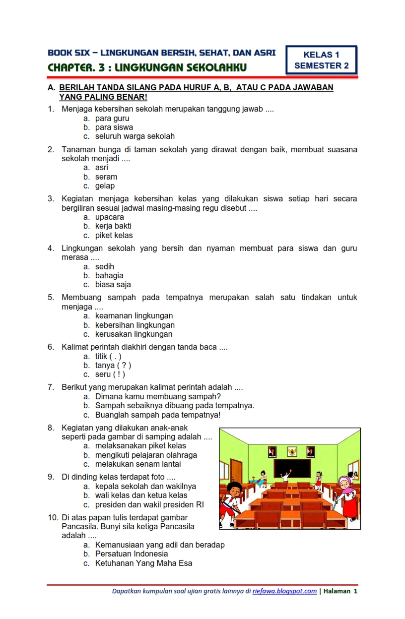 Ternyata Ini Bocoran Soal Tema 3 Subtema 2 Kelas 4 Kurikulum 2013 Paling Akurat Ternyata Ini Bocoran Soal Tema 3 Subtema 2 Kelas 4 Kurikulum 2013 Paling Akurat